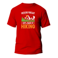 Weekend Forecast 100% Hiking Man T-Shirt
